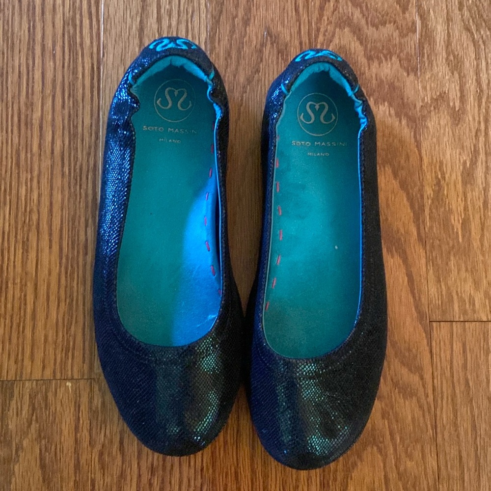 Soto Massini black ballet flats size 39